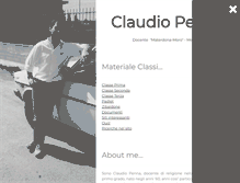 Tablet Screenshot of claudiopenna.it